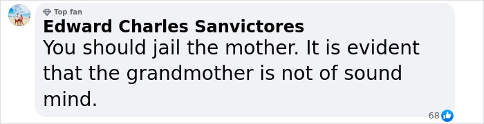 Comment discussing sentencing of grandma after infant left in hot car. Comment discussing sentencing of grandma after infant left in hot car.