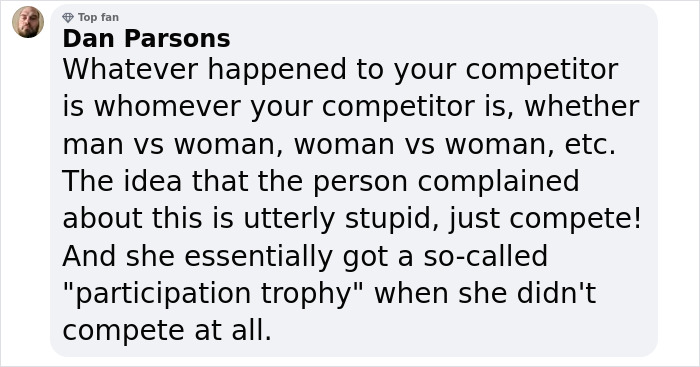 Comment from Dan Parsons on a trans athlete controversy and kneeling in fencing competition.