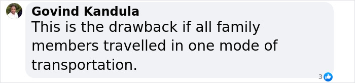 Comment discusses transportation risks in NYC helicopter crash context.