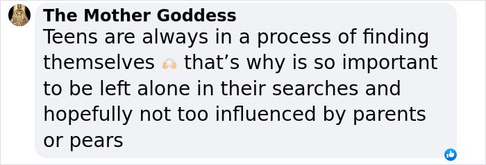 Text from "The Mother Goddess" about teens finding themselves independently. Text from "The Mother Goddess" about teens finding themselves independently.