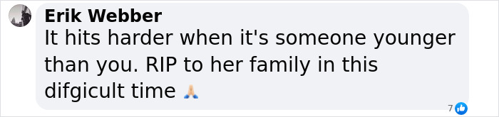 Comment on a message expressing sympathy for a former child star's family during their difficult time.