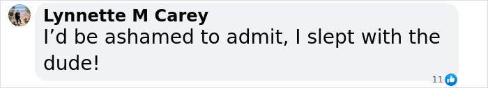 Comment screenshot discussing Elon Musk, with a humorous admission by Lynnette M Carey. Comment screenshot discussing Elon Musk, with a humorous admission by Lynnette M Carey.