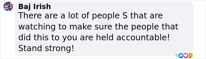 Social media comment supporting man held captive by stepmom for 20 years.