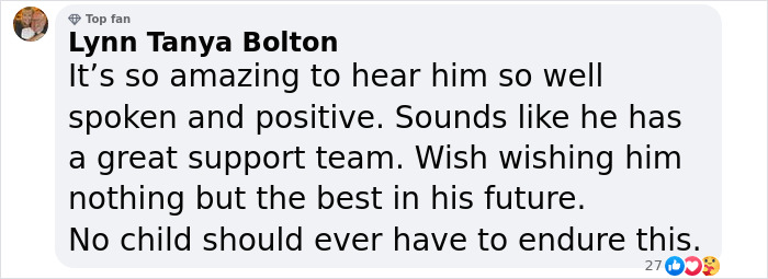 Comment shows support for man after revealing captivity by stepmom for 20 years.