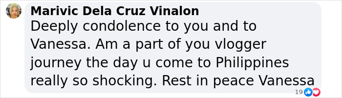 Condolence message for 28-year-old woman who passed away due to mysterious illness while traveling.