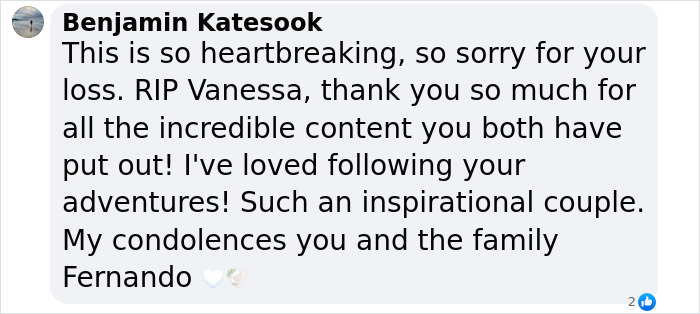 Condolence message expressing sympathy for a 28-year-old woman's passing due to a mysterious illness while traveling.