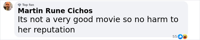 Comment by Martin Rune Cichos discussing a movie related to Minecraft and Jason Momoa's behavior.