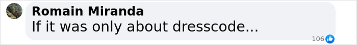Text comment on dress code criticism regarding world leaders. Text comment on dress code criticism regarding world leaders.