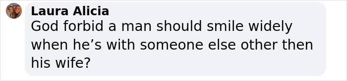 Comment on Justin Bieber video, questioning his public display of happiness with someone other than his wife.