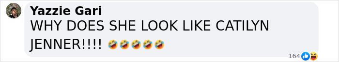 Comment reacting to White House glam photos of Melania Trump, using emojis for emphasis.