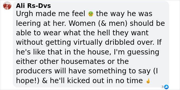 Commentary on Celebrity Big Brother incident involving Mickey Rourke and AJ Odudu, expressing concern and disapproval.