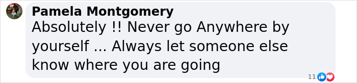 Comment on safety amid New England serial assassination horror discussions.