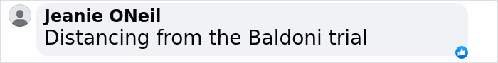 Commentary on distancing amid celebrity fallout, featuring a user's perspective with a thumbs-up icon. Commentary on distancing amid celebrity fallout, featuring a user's perspective with a thumbs-up icon.