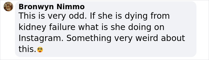 Text message questioning accuser's actions amid claims of having four days to live related to Prince Andrew controversy.