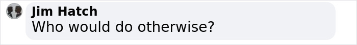 Text message from Jim Hatch saying, "Who would do otherwise?" related to heroic delivery driver story.