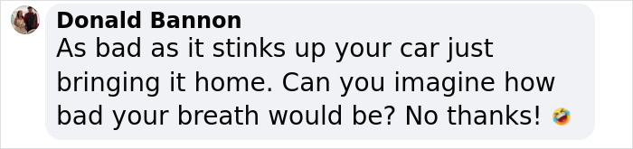 Comment on KFC's new toothpaste flavor and herbs spices breath concern.