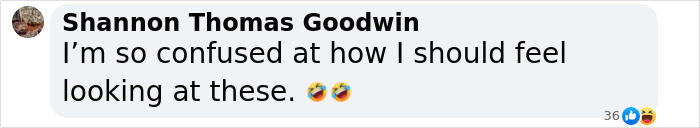 Confused commenter reacts to Steve Irwin's son's shirtless photoshoot with laughing emojis.