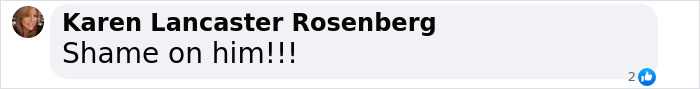 Karen Lancaster Rosenberg's comment expressing disapproval related to Dave Portnoy apology.