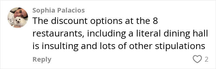 Social media user criticizes Disney discounts and dining options for 2025, expressing dissatisfaction with the stipulations.