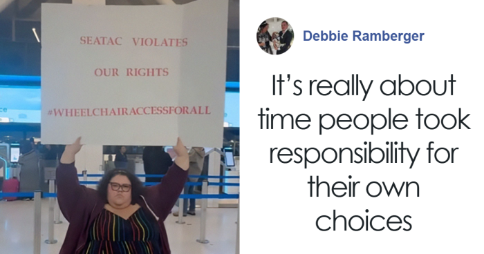 People Are Ruthless After Plus-Sized Woman Complains About Not Being Pushed In Wheelchair
