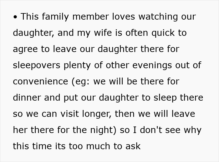 Man Refuses To Watch Daughter On Wife’s Night Out: “A Form Of Punishment” Man Refuses To Watch Daughter On Wife’s Night Out: “A Form Of Punishment”