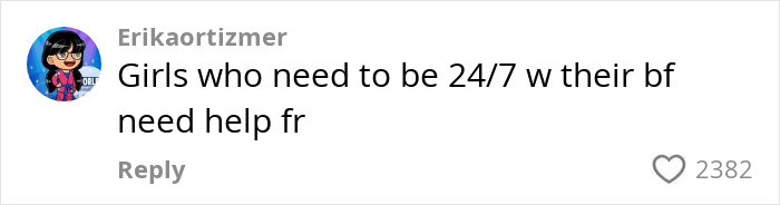 Comment on relationship advice for roommates dealing with boyfriends, expressing concern.