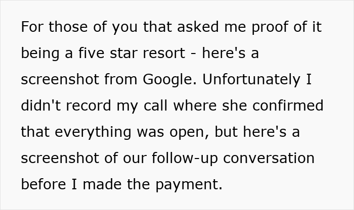 Screenshot of conversation regarding a booking at a 5-star resort in Turkey, discussing proof and payment details. Screenshot of conversation regarding a booking at a 5-star resort in Turkey, discussing proof and payment details.