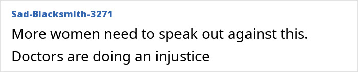 Comment on doctors giving the "husband stitch" after birth.