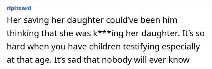 Text from online forum discussing complexities of child testimony in court cases.