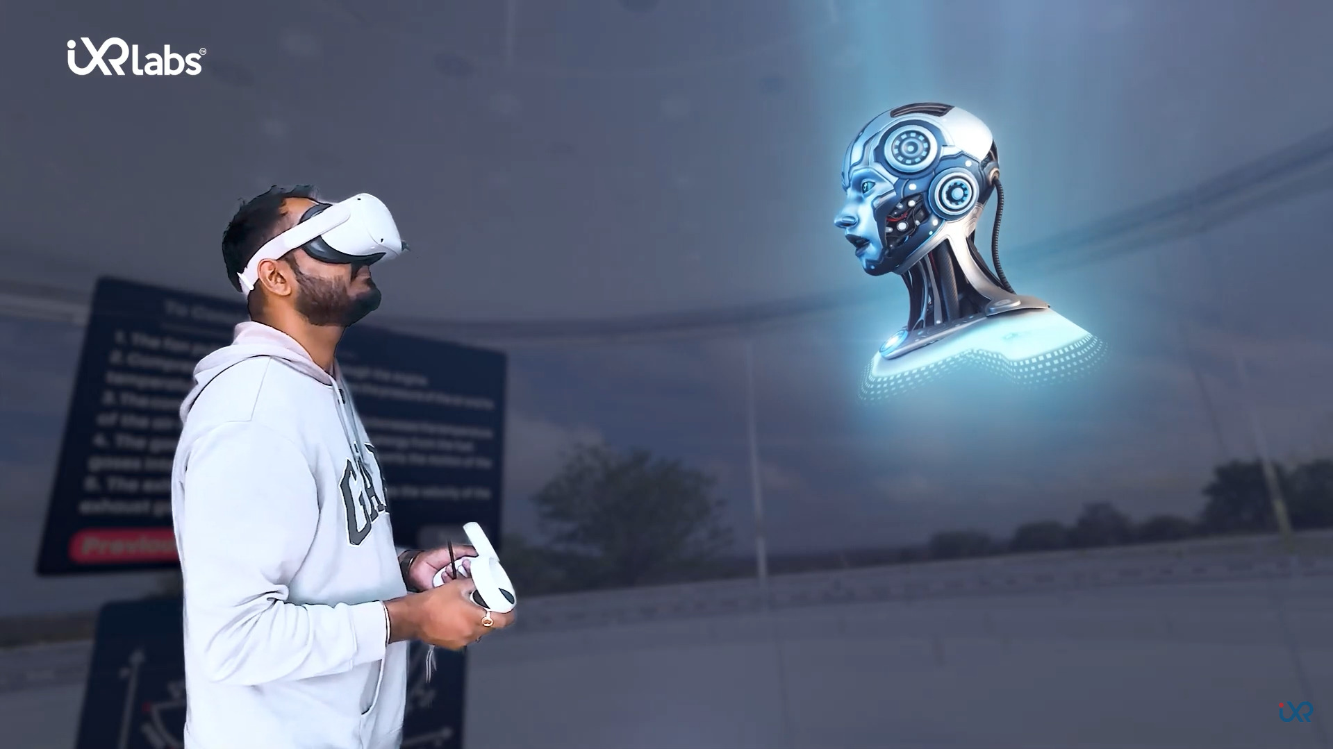 I Tried A VR Jet Engine Simulation And It Blew My Mind (Literally)