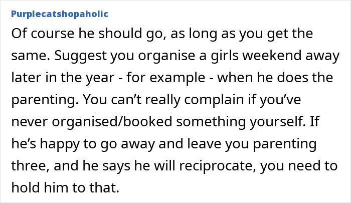 "Please Don't Be That Wife": Mom Doesn't Want Husband Going On 3-Day Bachelor Party