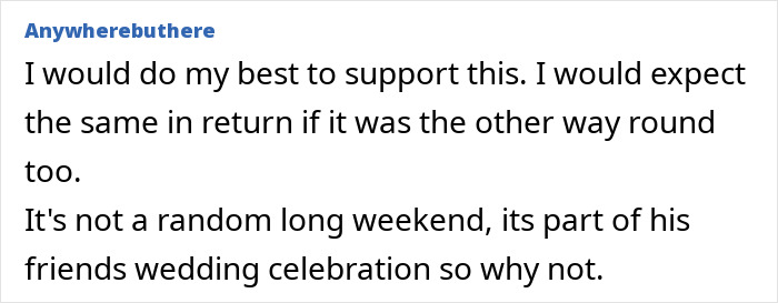 "Please Don't Be That Wife": Mom Doesn't Want Husband Going On 3-Day Bachelor Party