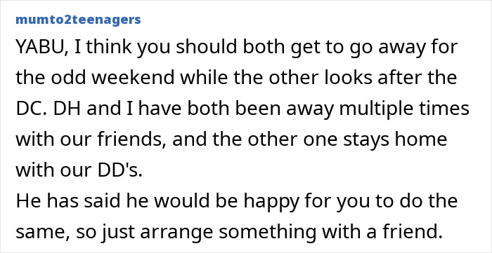 "Please Don't Be That Wife": Mom Doesn't Want Husband Going On 3-Day Bachelor Party