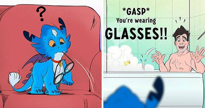 Tim And Bash: I Make Comic About A Pet Dragon; Here He Raises Taxes For His Owner (Part 4)