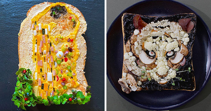 80 Creative Toast Designs By Japanese Artist (New Pics)