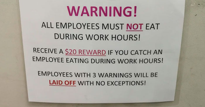 50 Examples Of Bad Bosses Who Probably Complain That “No One Wants To Work Anymore” (New Pics)