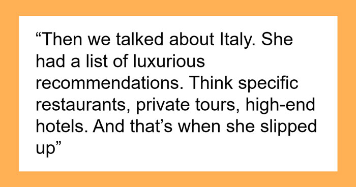 Cousin Sparks Drama By Demanding Lady Pay For Her Italy Trip Despite Excluding Her From Wedding