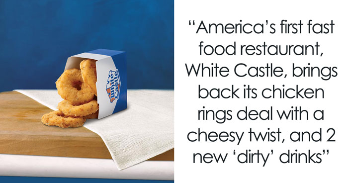 White Castle’s $3.99 Chicken Rings Deal Is Back With Two New ‘Dirty’ Drinks You Might Like To Try