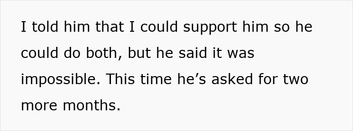 Text expressing a wife's frustration over ten years of false promises from her husband.