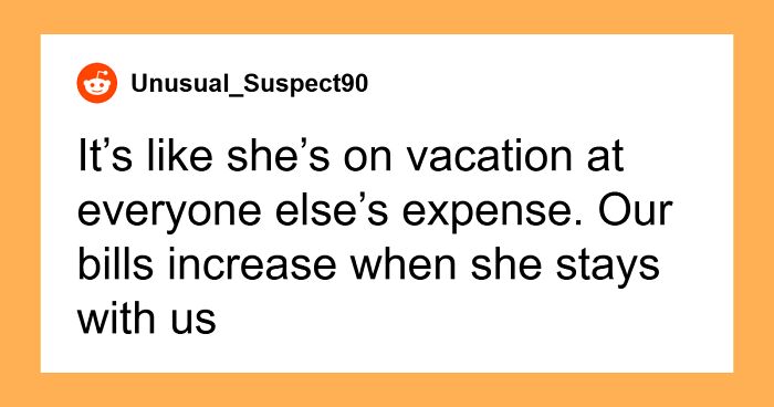 “She’s On Vacation At Everyone Else’s Expense”: Woman Wants MIL Gone, Husband Interferes