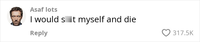 Comment showing shock about a man "phrogging" in an attic, expressing disbelief and fear. Comment showing shock about a man "phrogging" in an attic, expressing disbelief and fear.
