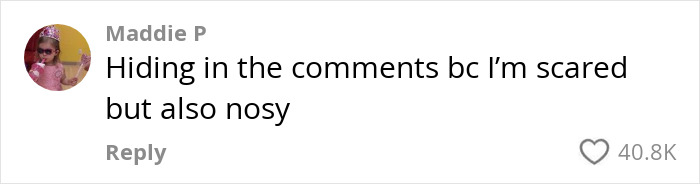 User comment expressing fear and curiosity related to attic phrogging discovery. User comment expressing fear and curiosity related to attic phrogging discovery.