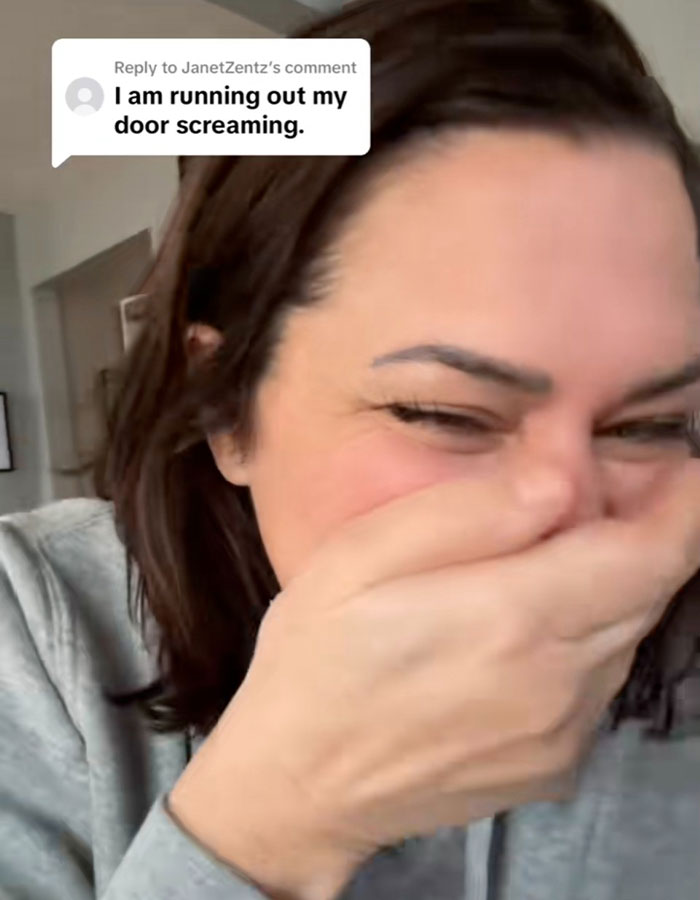 Woman surprised, covering her mouth, reacting to unexpected attic discovery involving phrogging instead of raccoons. Woman surprised, covering her mouth, reacting to unexpected attic discovery involving phrogging instead of raccoons.
