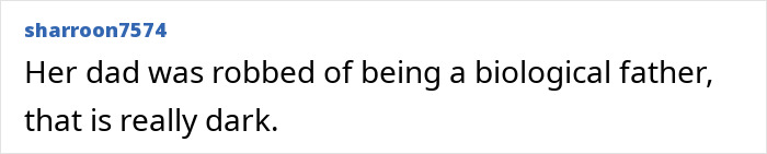 Comment on fertility fraud and its dark implications.