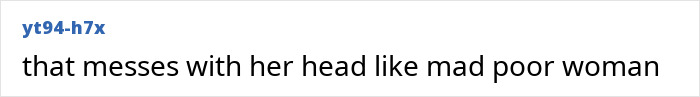 Comment about fertility fraud discovery impacts a woman emotionally.