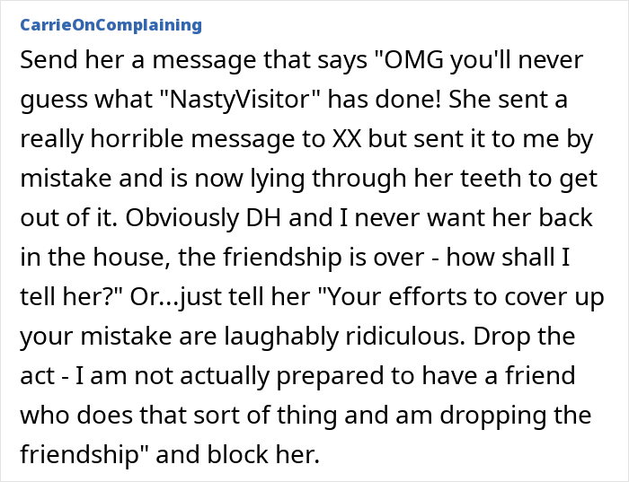 Text exchange discussing accidental message about weight and ending a friendship.
