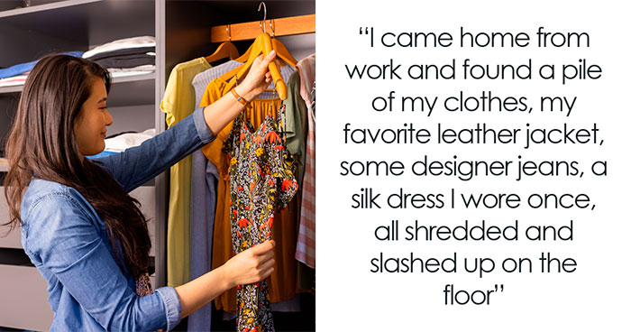 Woman Goes Full Slasher On Sister’s Closet Out Of Envy, Smirks, Then Gets Hauled Off By The Cops