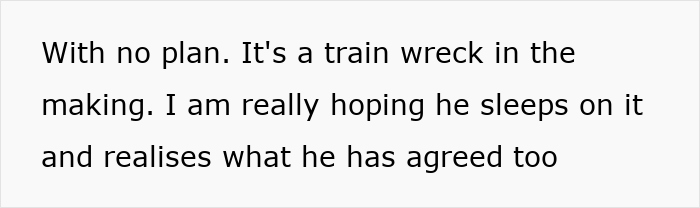 Text discussing a chaotic situation about a sister-in-law unexpectedly moving into a couple&rsquo;s home.