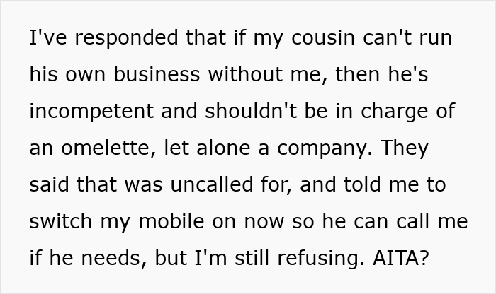 Woman Vows To Never Work With Family Again After Maternity Leave Debacle With Cousin Woman Vows To Never Work With Family Again After Maternity Leave Debacle With Cousin