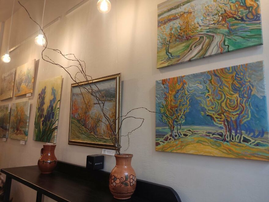 My Friends Helped Me To Create An Exhibition Of Paintings In The Frontline Zone Of Ukraine (11 Pics) My Friends Helped Me To Create An Exhibition Of Paintings In The Frontline Zone Of Ukraine (11 Pics)